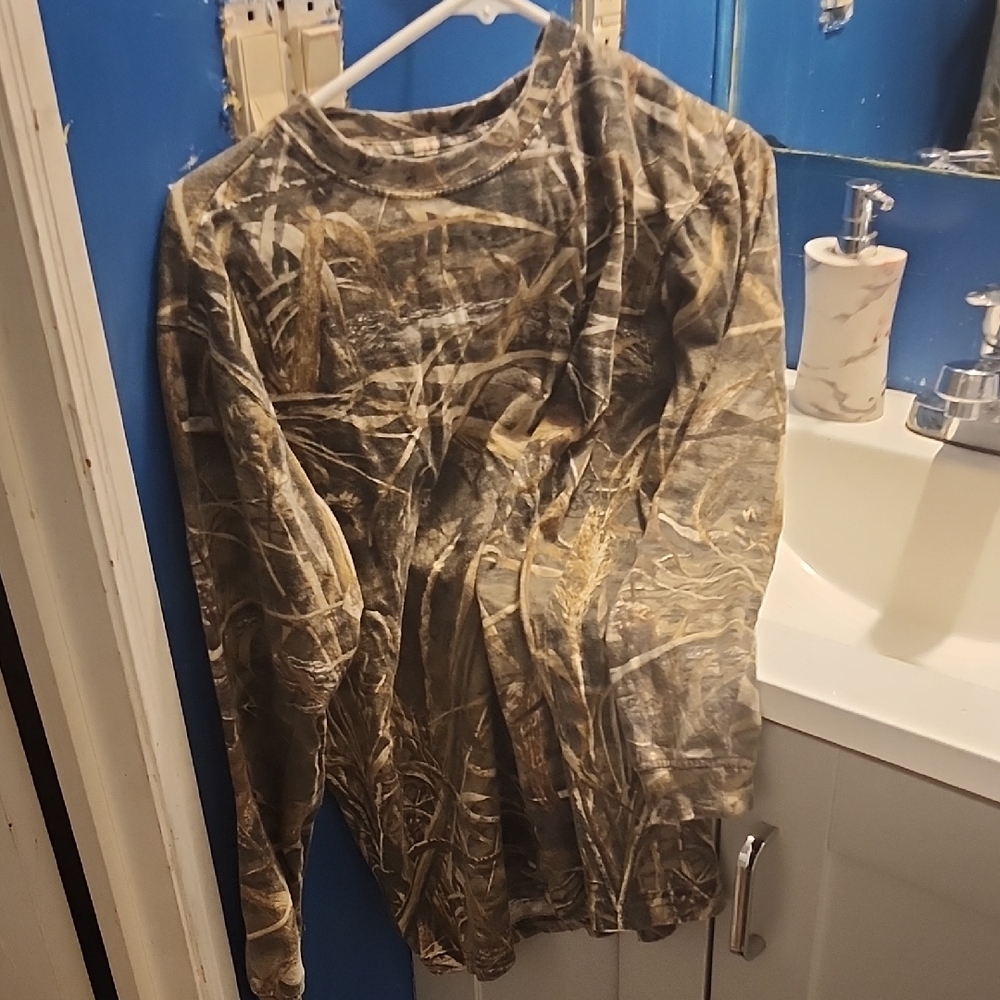 Camouflage Long Sleeve Men's Shirt